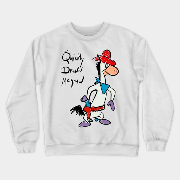 Quickly Drawn McGraw Crewneck Sweatshirt by Stupiditee